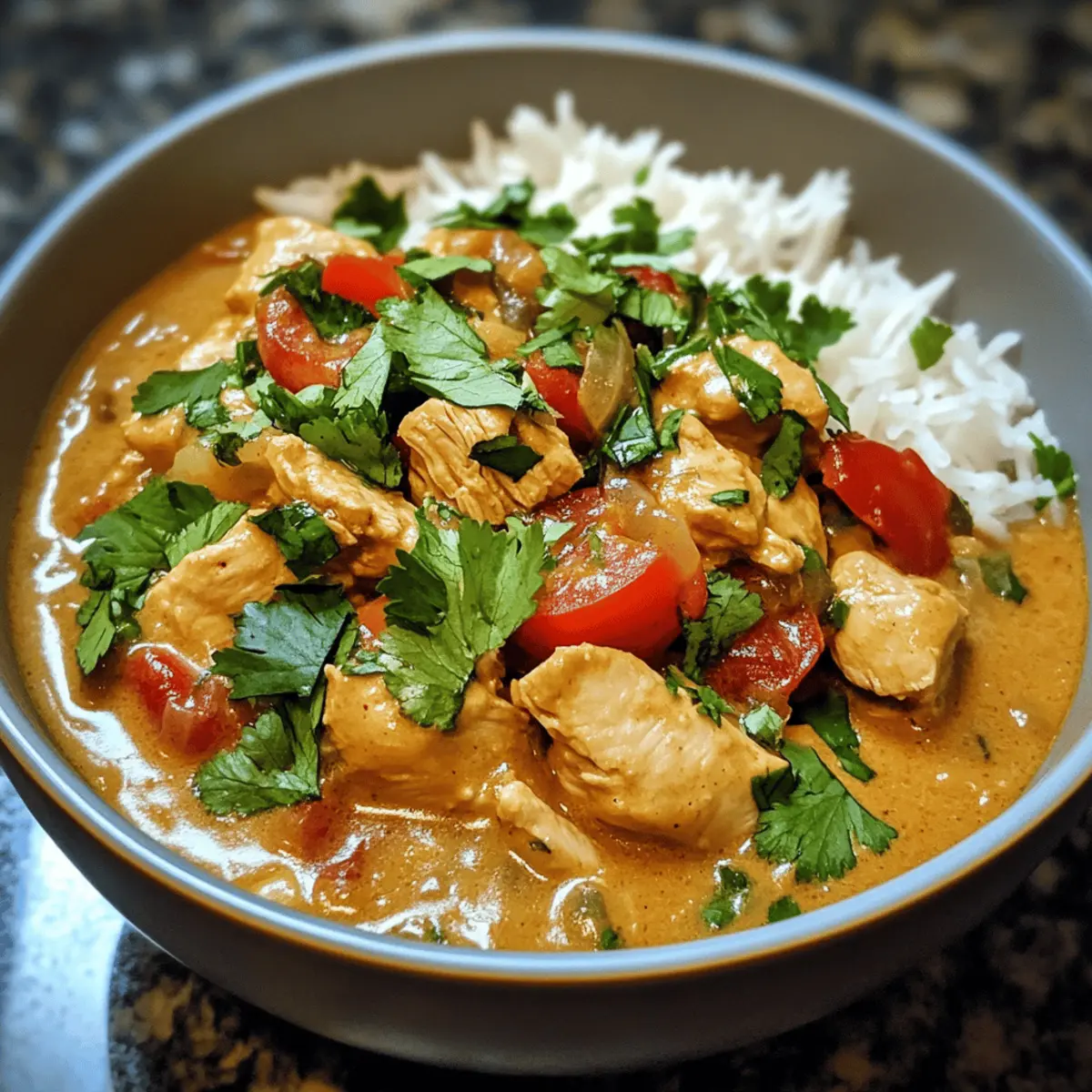 Creamy Coconut Slow Cooker Thai Red Chicken Curry Recipe